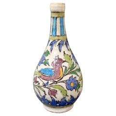 Antique Early 20th Century Iranian Ceramic Flower Vase