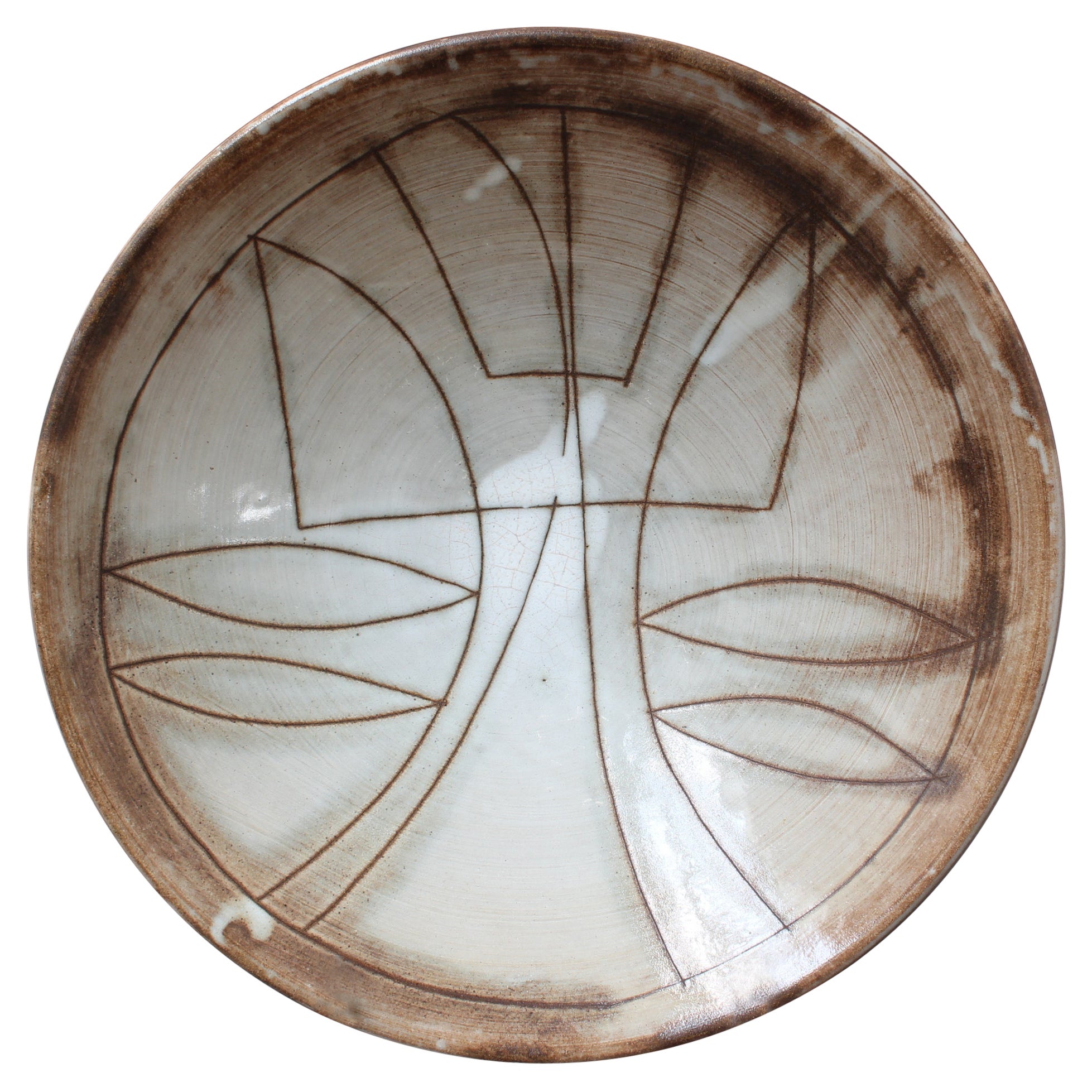 Vintage French Decorative Bowl by Jacques Pouchain for Atelier Dieulefit