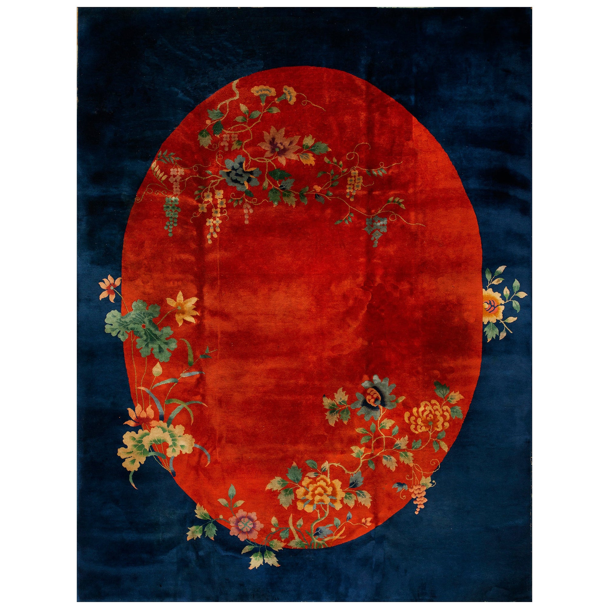 1920s Chinese Art Deco Carpet ( 8'8" x 11'4" - 265 x 345 cm ) For Sale