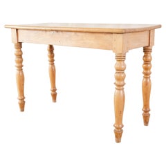 19th Century Country French Fruitwood Farmhouse Console Table