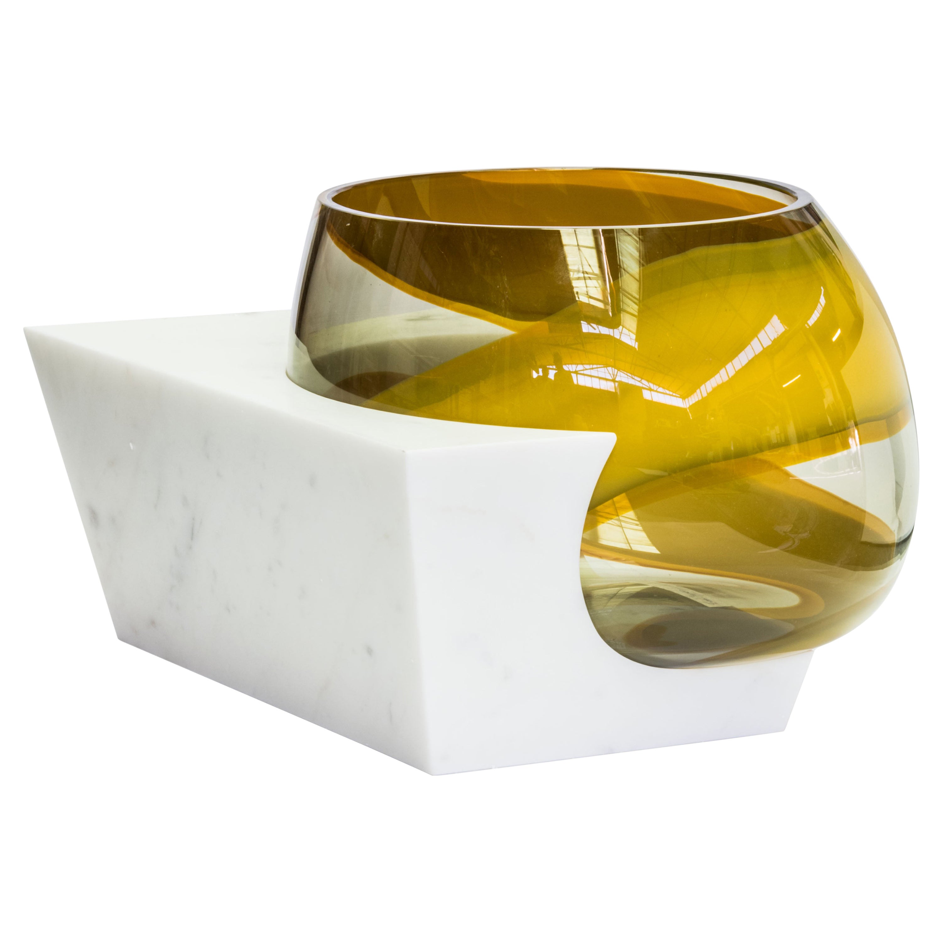 OSMOSI Artist Proof Glass and Marble Sculpture by Emmanuel Babled for  Venini For Sale at 1stDibs