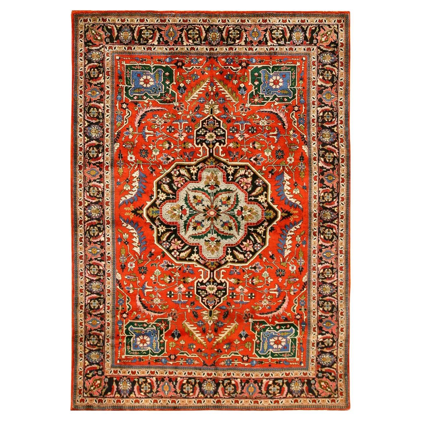 Tabriz Iranian Silk And Wool Rugs - 123 For Sale on 1stDibs | wool 
