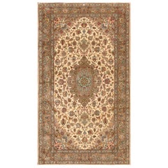Mid-20th Century Persian Tabriz Carpet with Silk Highlights