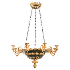 Vintage Large Prussian Chandelier After a Design by Karl Friedrich Schinkel, Berlin 