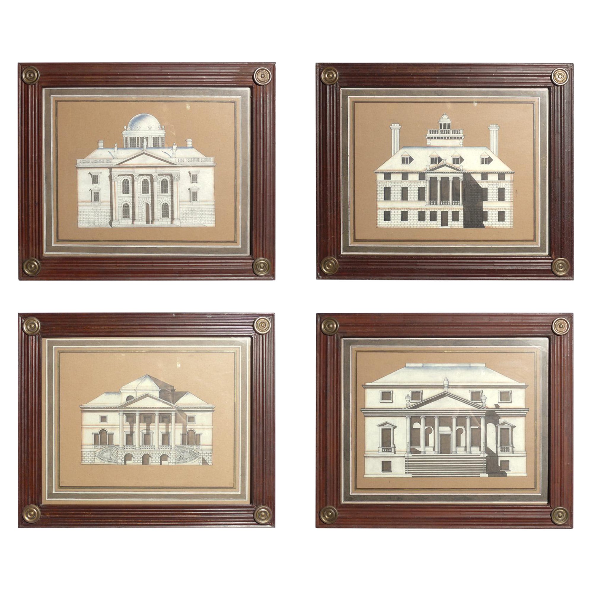 Neoclassical Architectural Drawings for John Rosselli