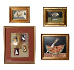 Antique Selection of Italian Pietra Dura Plaques