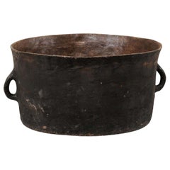 Grand pot ou récipient en argile colonial espagnol du 19ème siècle provenant de Sacoj, Guatemala