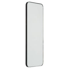 Quadris Rectangular Minimalist Mirror with Patina Frame, Customisable, XL
