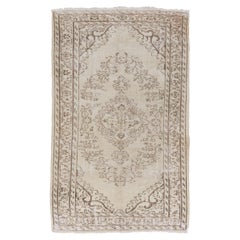 Vintage Anatolian Oushak Rug, Great for Modern Office and Home