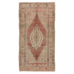 Orientalischer 5x9,4 Ft Vintage-Teppich für Landhaushalte, Stammeskunst, traditionelles Interieur