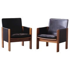 Afra & Tobia Scarpa "917" Lounge Chairs for Cassina, 1963, Set of 2
