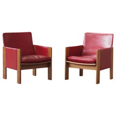 Afra & Tobia Scarpa "917" Lounge Chairs for Cassina, 1963, Set of 2