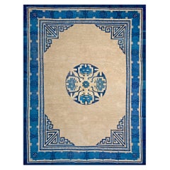 Tapis de Pékin chinois du 19ème siècle ( 9' x 11'6' - 275 x 350 )