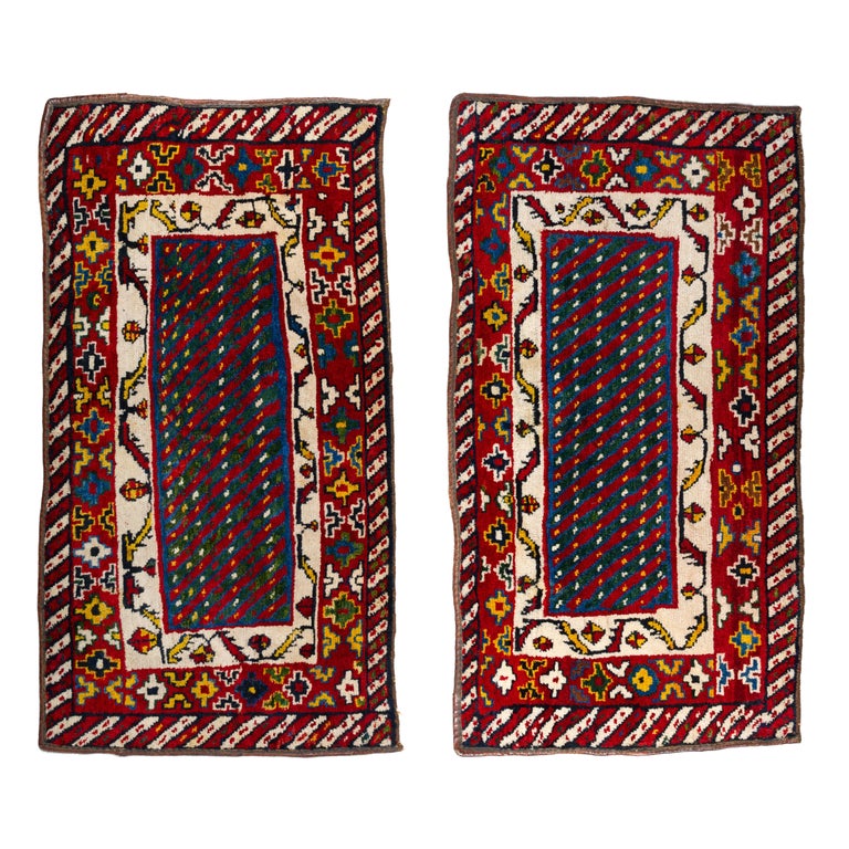 Pair of Little Carpets to Match with Other Similar Carpet For Sale at