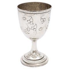 American Coin Silver '.900' Goblet by Peter L. Krider