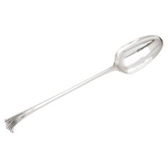 George II, 1742 Sterling Silver Onslow Pattern Stuffing Spoon