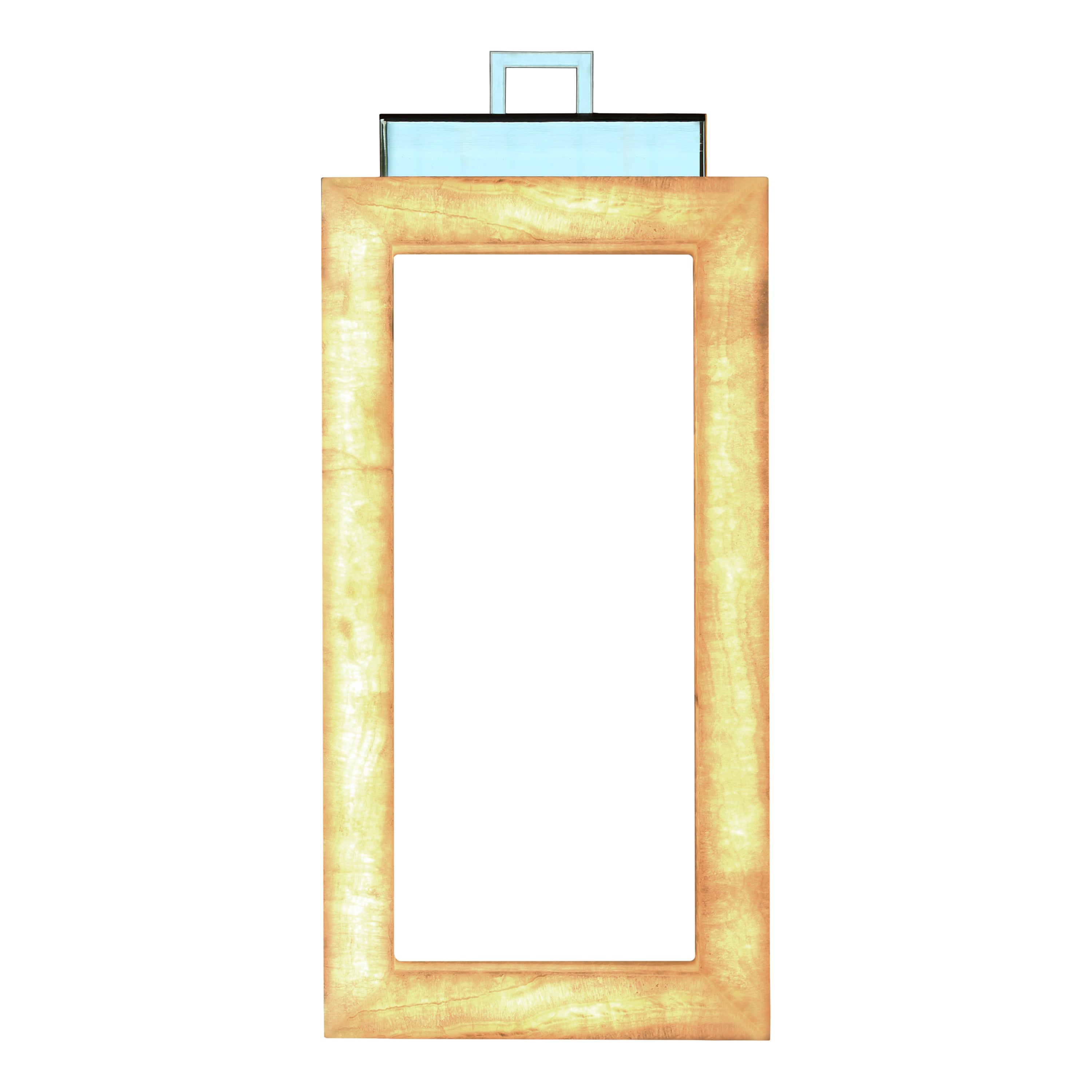 Uffizi 3 Wall Light in Amber Onyx Marble