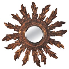 Sunburst Mirror in Small Scale, Baroque Style