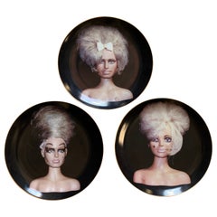 'The Girls’ Set of 3 Plates by John Waters, Limited Edition Set of 300 