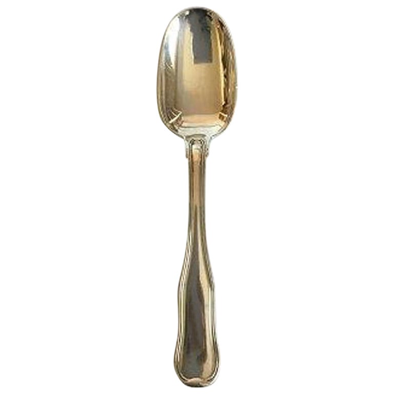 Georg Jensen Old Danish Sterling Silver Dinner Spoon No 001 For Sale