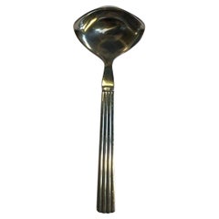 Georg Jensen Sterling Silver Bernadotte Sauce Ladle with Steel No 154