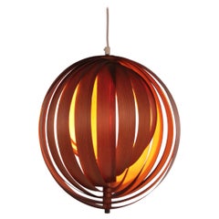 Hans-Agne Jakobssen Pendant Lamp Model Moon by Markaryd, 1960s