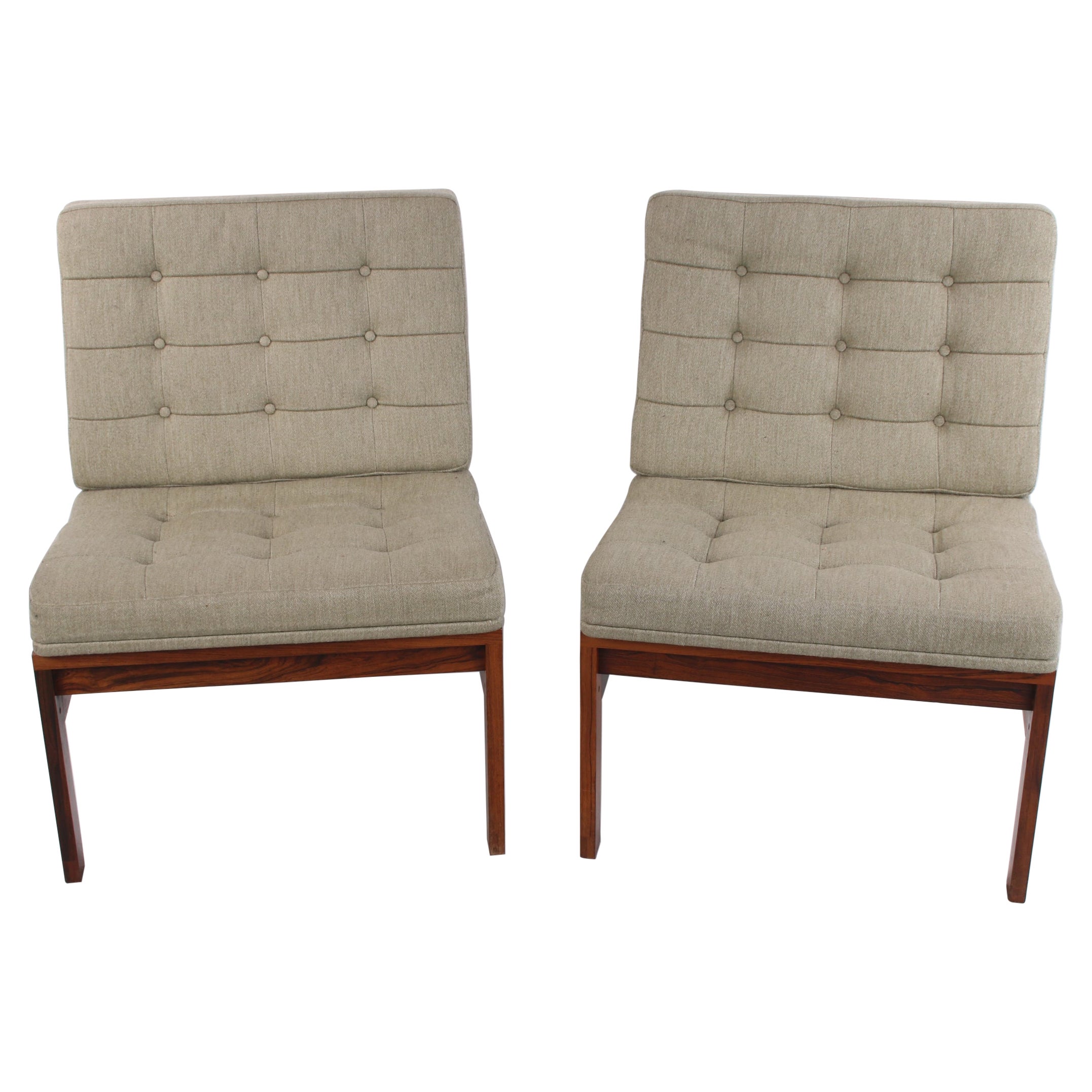 Danish Armchairs by Ole Gjerløv-Knudsen et Tørben Lind for France & Søn