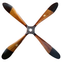 1918 Four-Bladed Propeller from a SE5A Fighter Aircraft