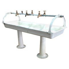 Antique Industrial Trough Sink