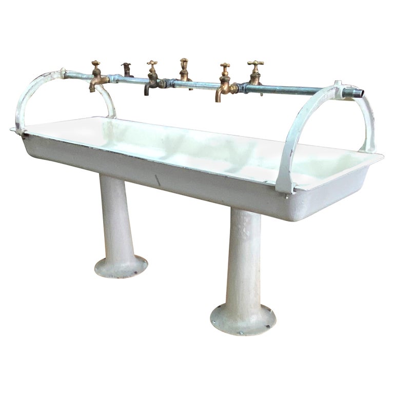Industrial Trough Sink For Sale at 1stDibs