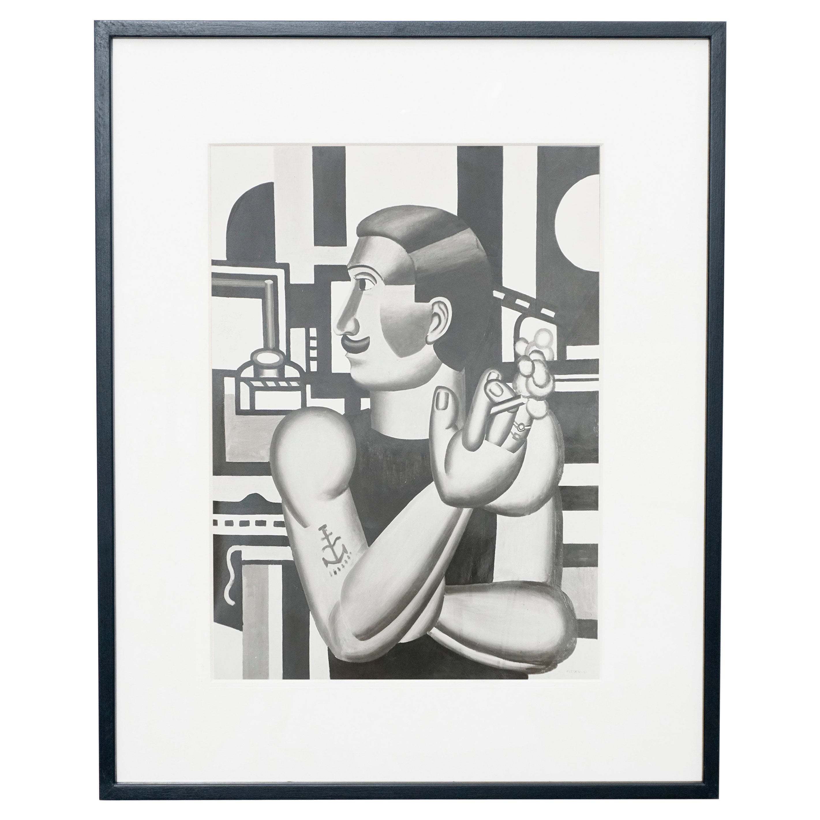 Fernand Leger „Le Mecanicien“ Archivfotografie von Louis Carr, 1953