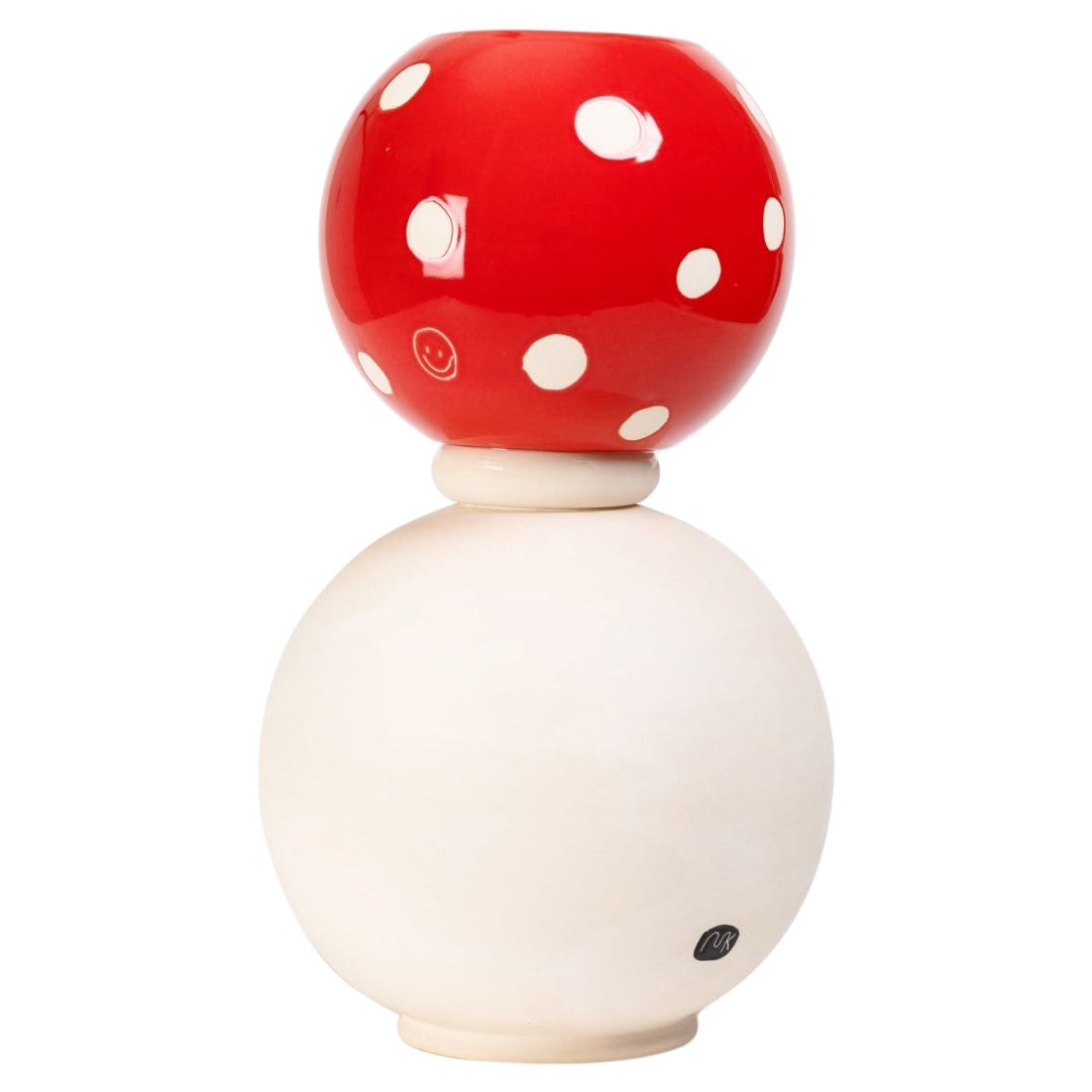 Miki Pop Ceramic Sculpture, Mushroom by Malwina Konopacka