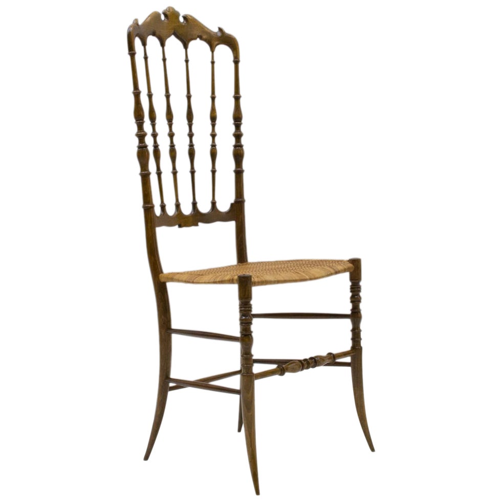 Chiavari Wooden Chair from Rocca, 1960s, Italy