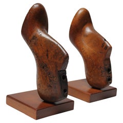 Pair of Vintage Western Last Co, Women's Shoe Mold Bookends