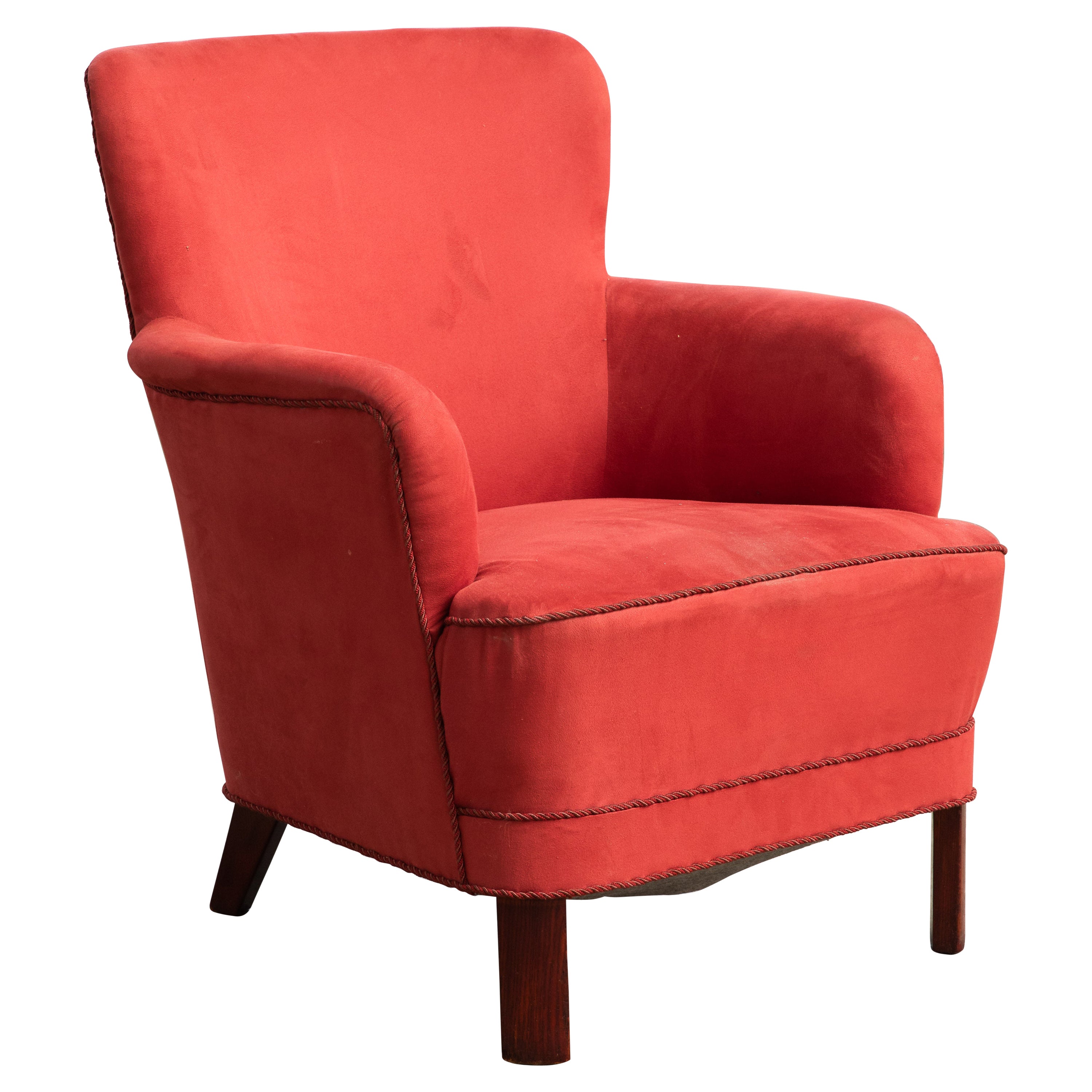 Danish 1950's Lounge Chair Attributed to Peter Hvidt & Orla Mølgaard-Nielsen