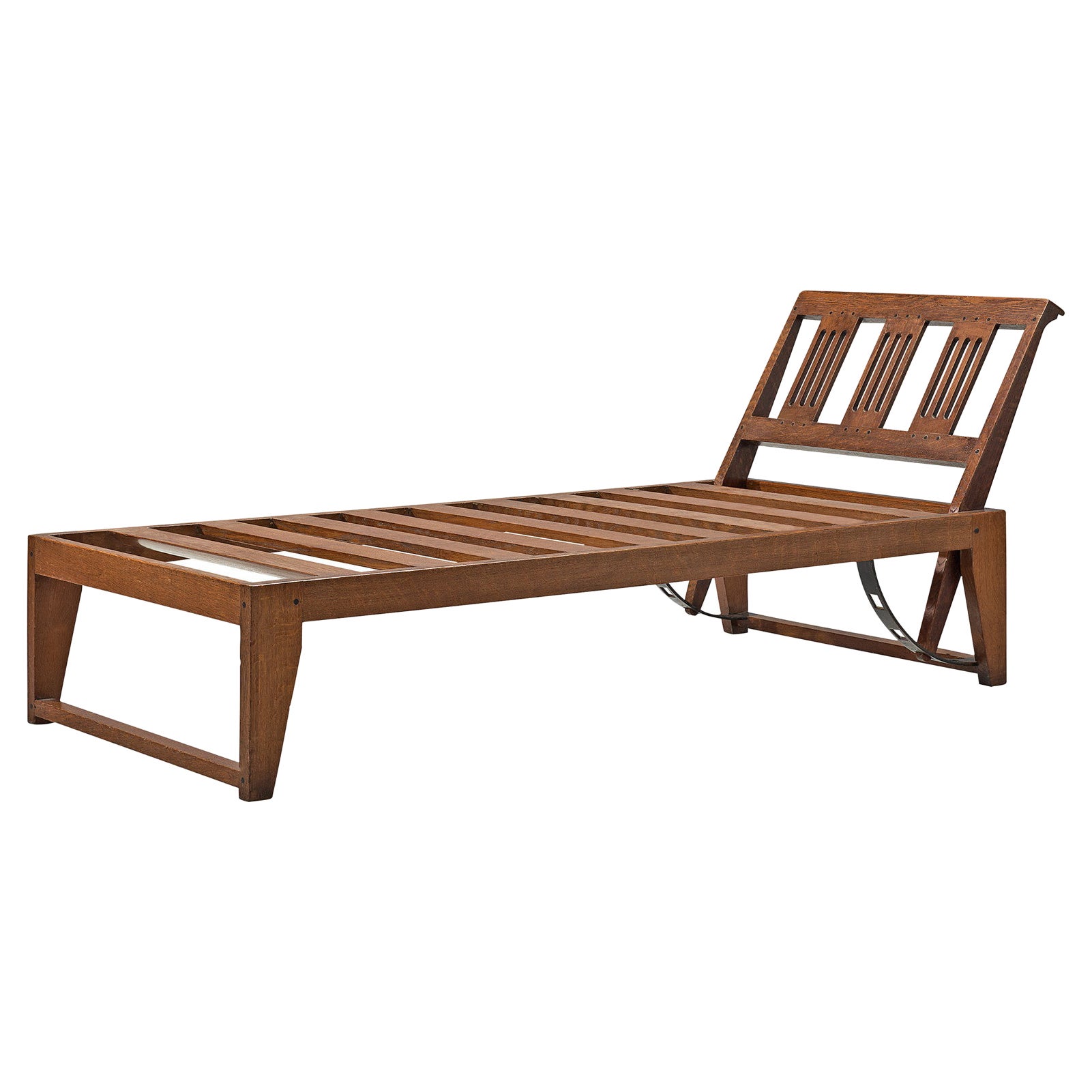 Chaise Lounge or Daybed in Oak