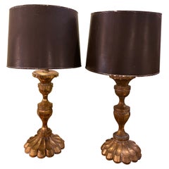 Pair of Brass Mexican Lamps