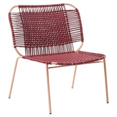 Purple Cielo Lounge Low Chair by Sebastian Herkner