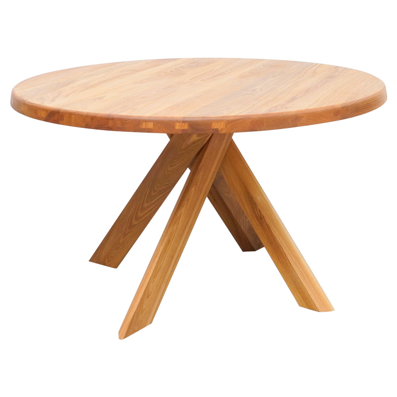 Pierre Chapo Dining Table, Solid Elmwood 