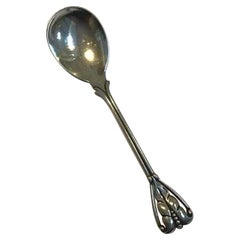 Georg Jensen Sterling Silver Ornamental Compote Spoon No 53