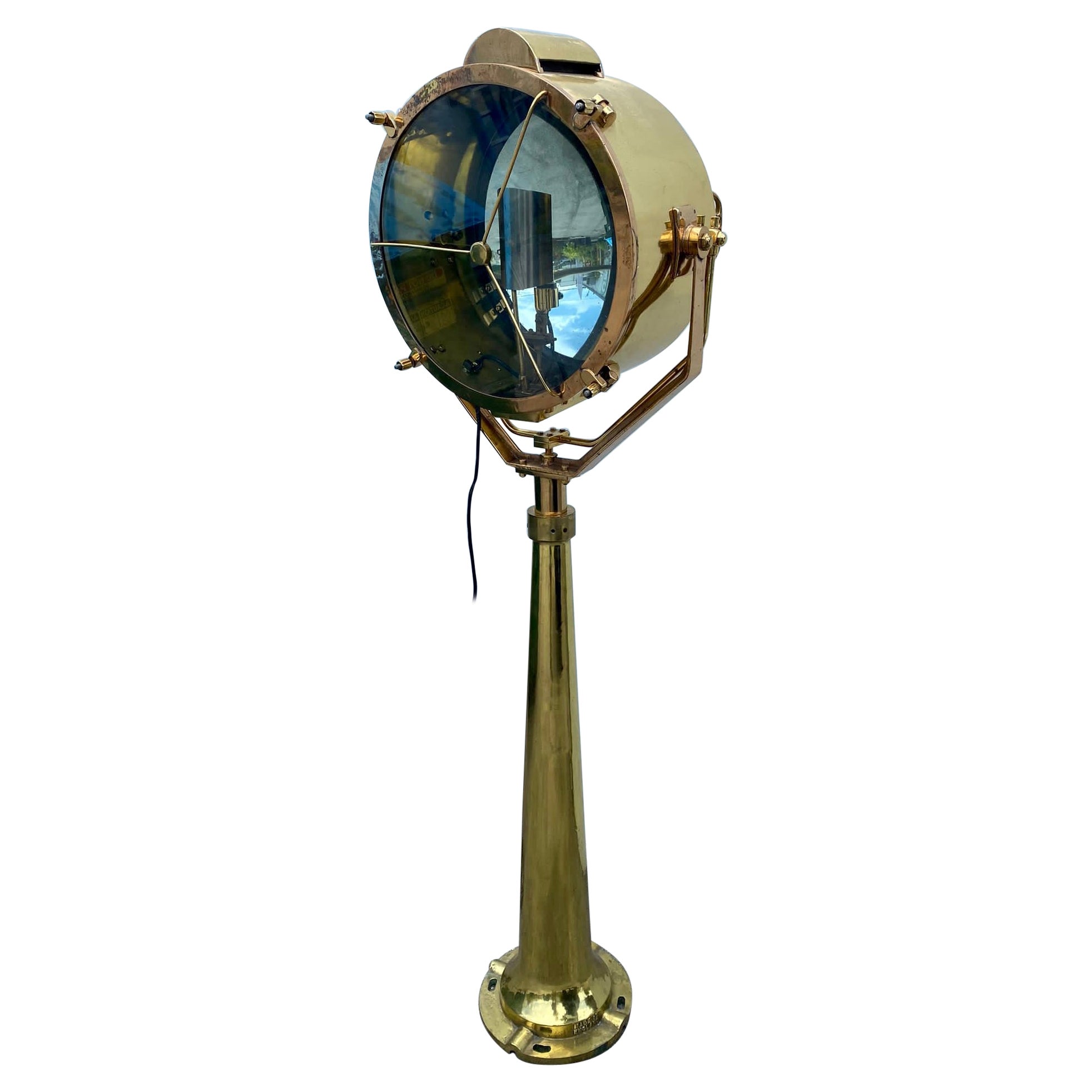 Lampe de recherche/ projecteur de navire maritime de la Royal Navy britannique