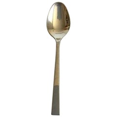 Georg Jensen Sterling Silver Modern Flatware "Margrethe" Dessert Spoon