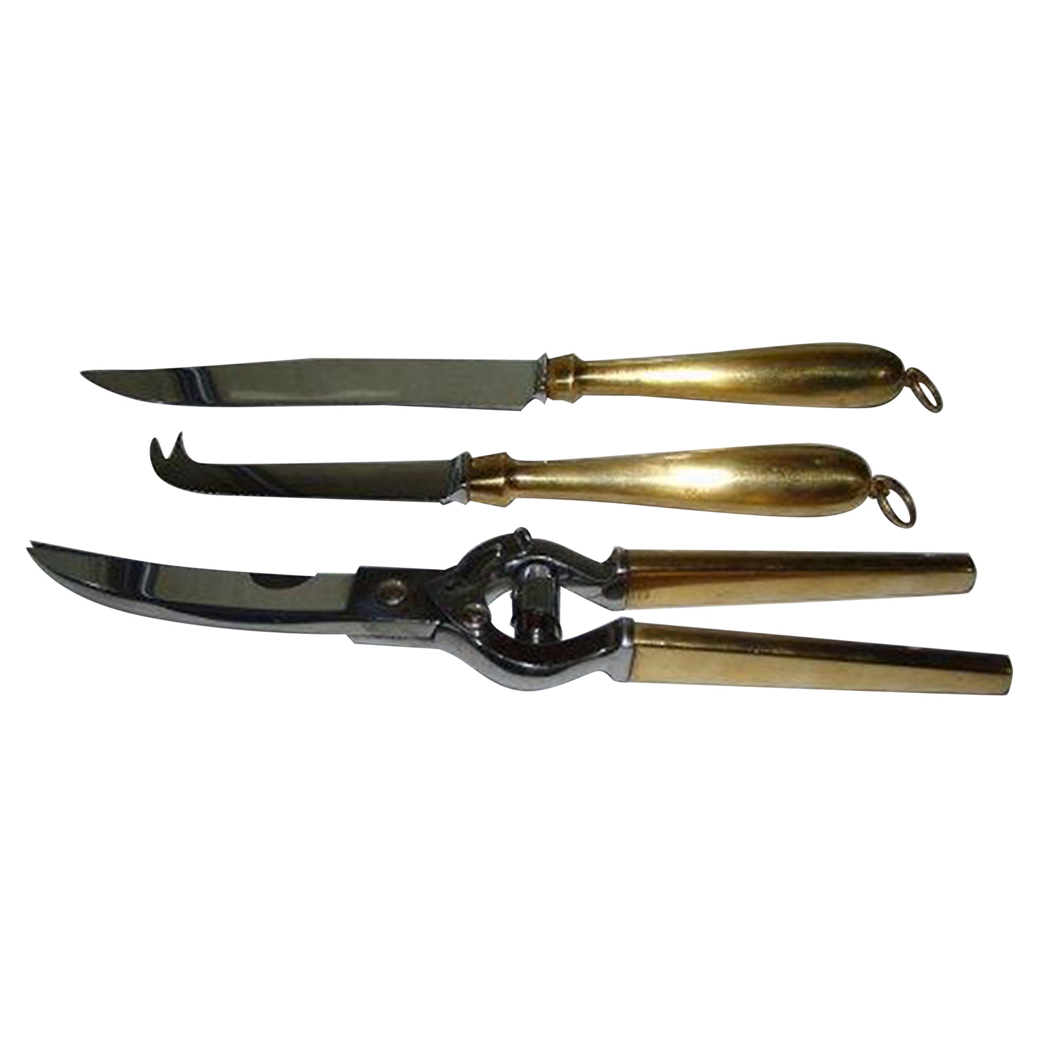 Jensen Copenhagen Steak Knife Set in Matte Stainless Steel by