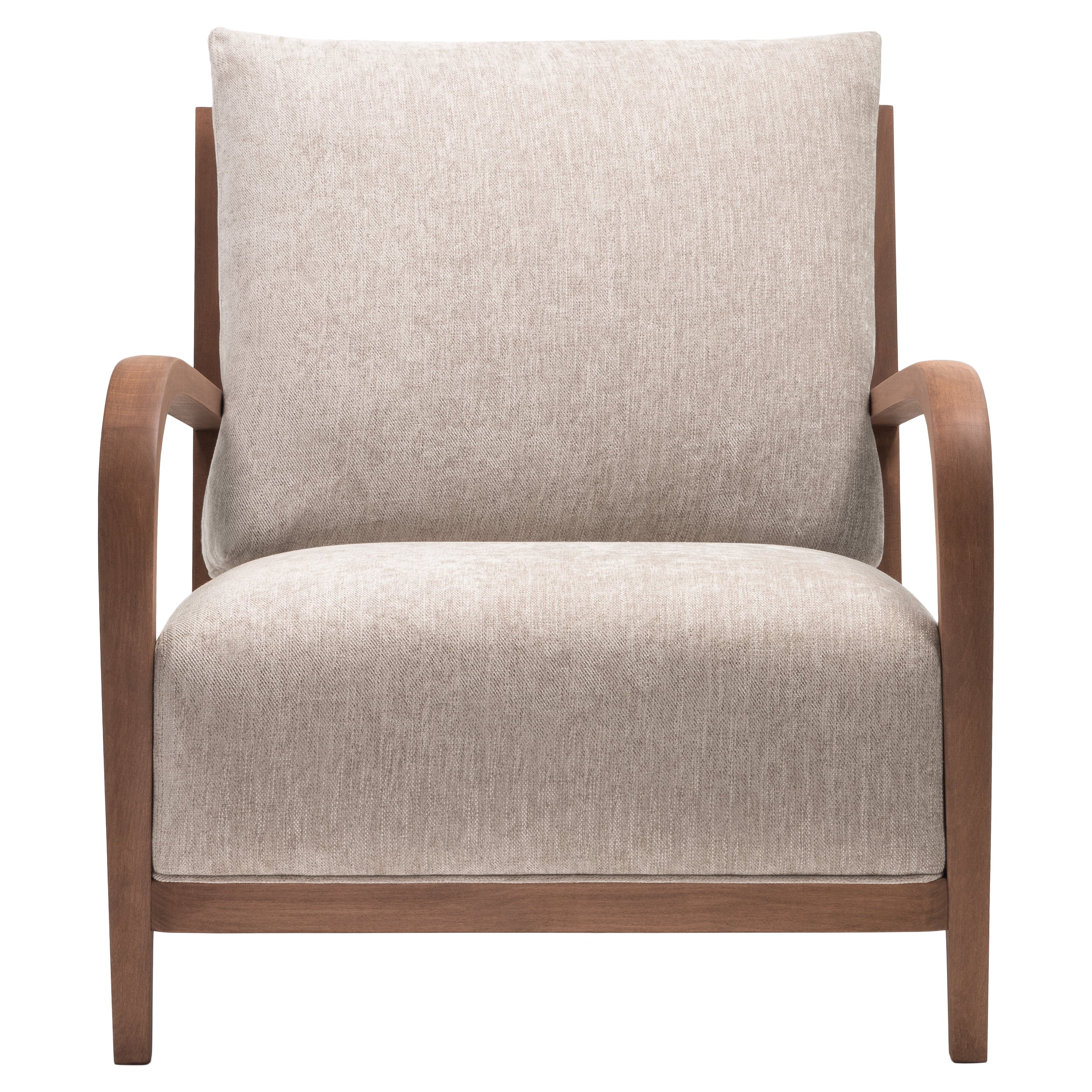 Distinta Armchair, Modern Design Wooden Armchair
