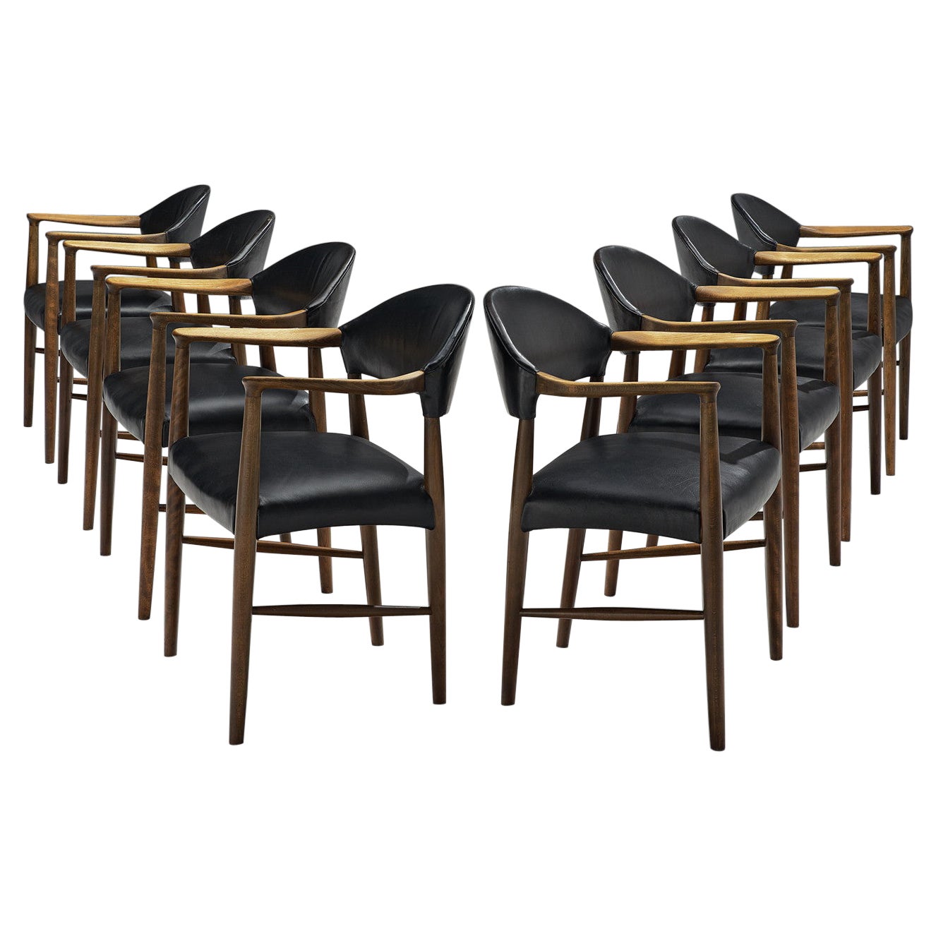 Kurt Olsen Set of Eight Dining Chairs