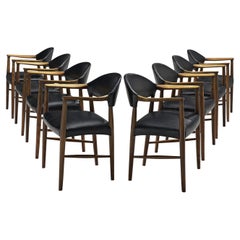 Kurt Olsen Set of Eight Dining Chairs