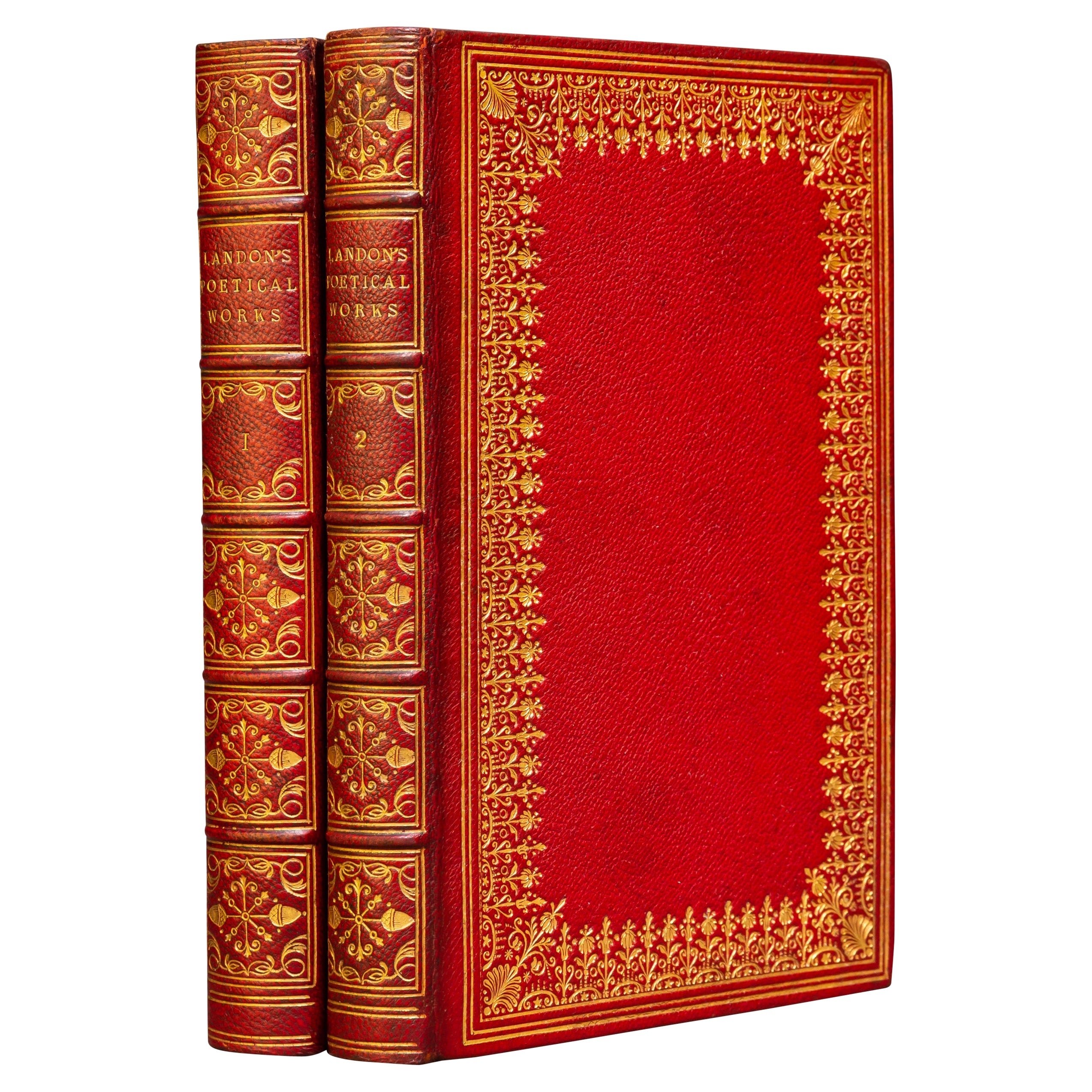 'Book Sets' 2 Volumes, Letitia Elizabeth Landon, the Poetical Works