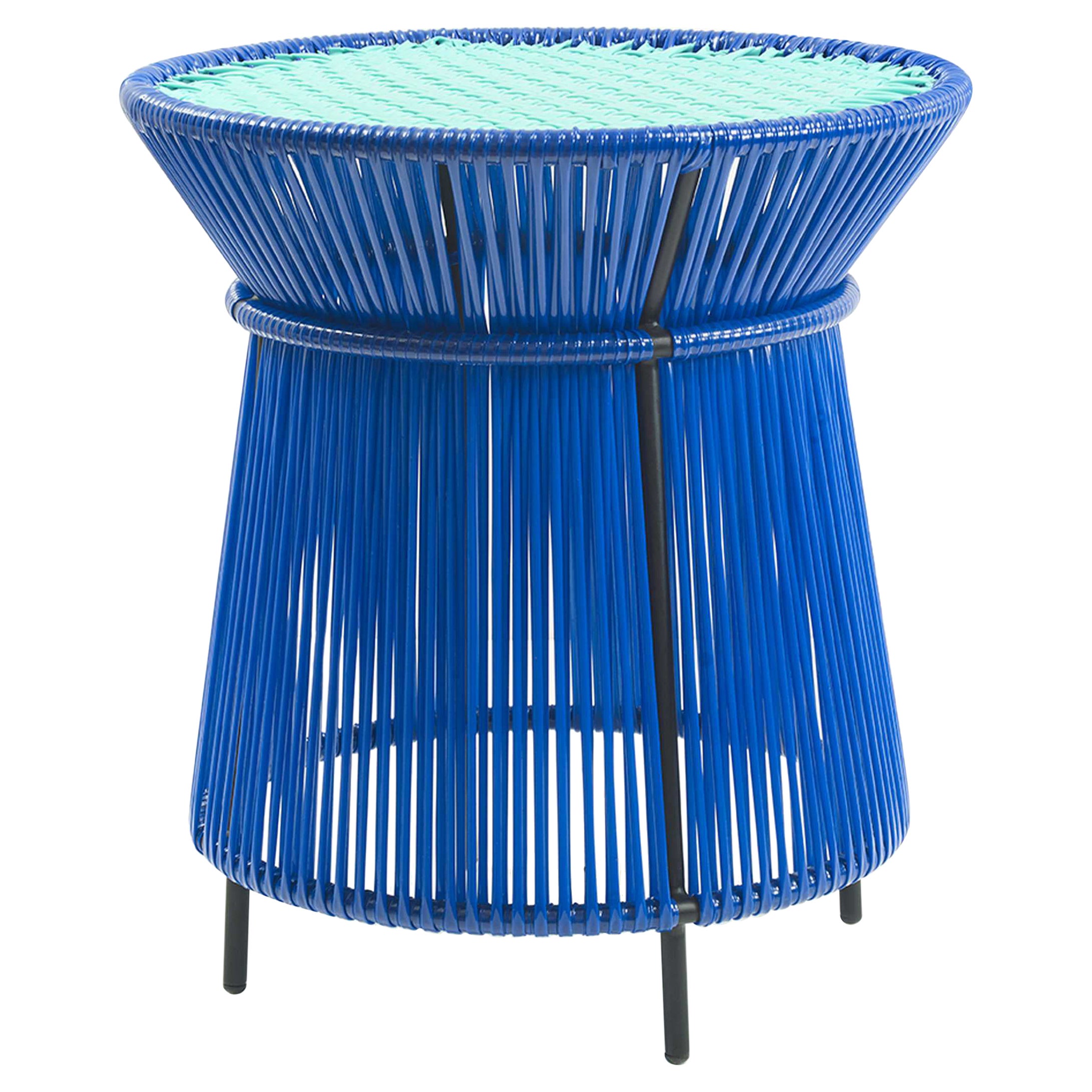 ClassiCon Pli High Side Table in Blue by Victoria Wilmotte For Sale at