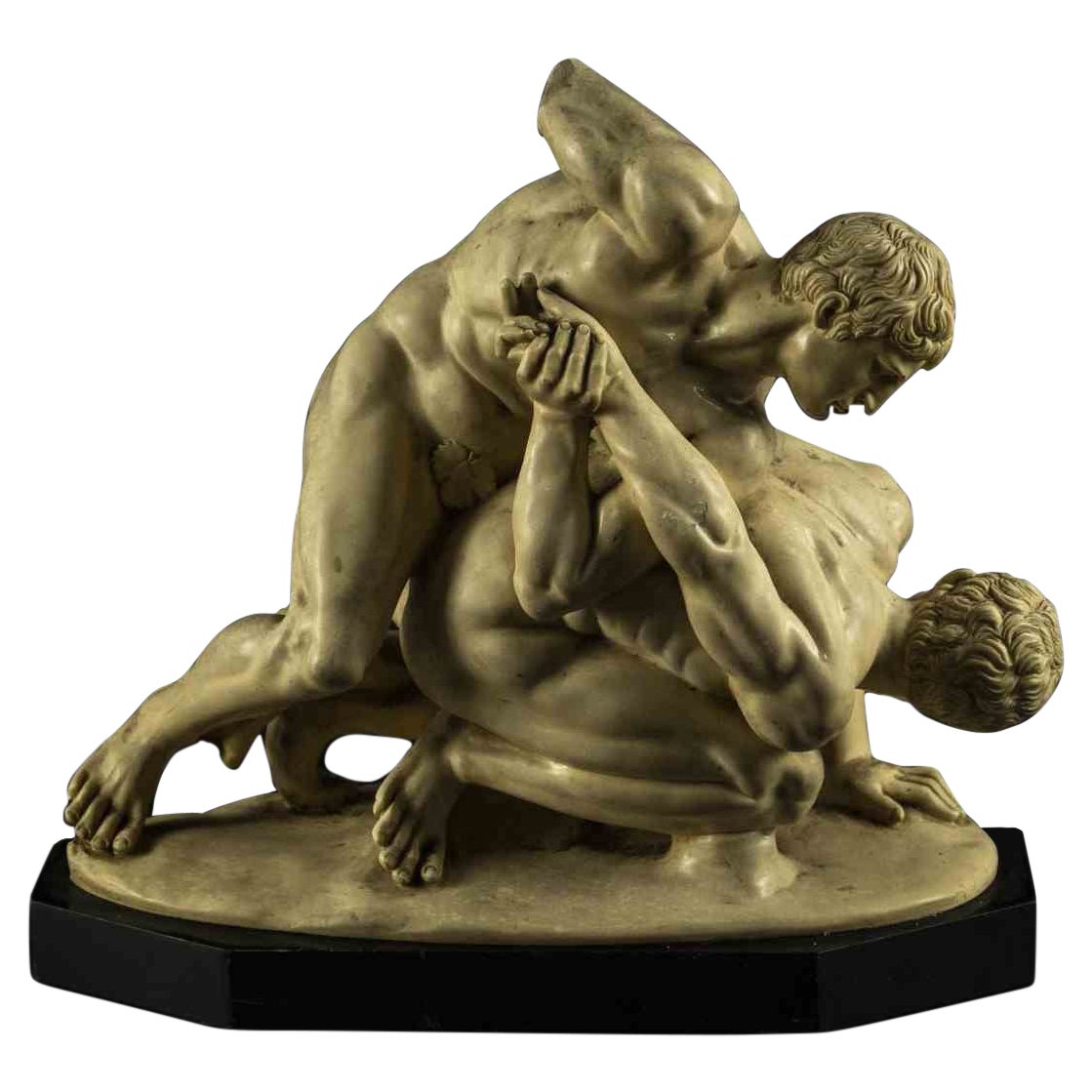 Greco-Roman Wrestling Scultpture, Early 20th Century en venta