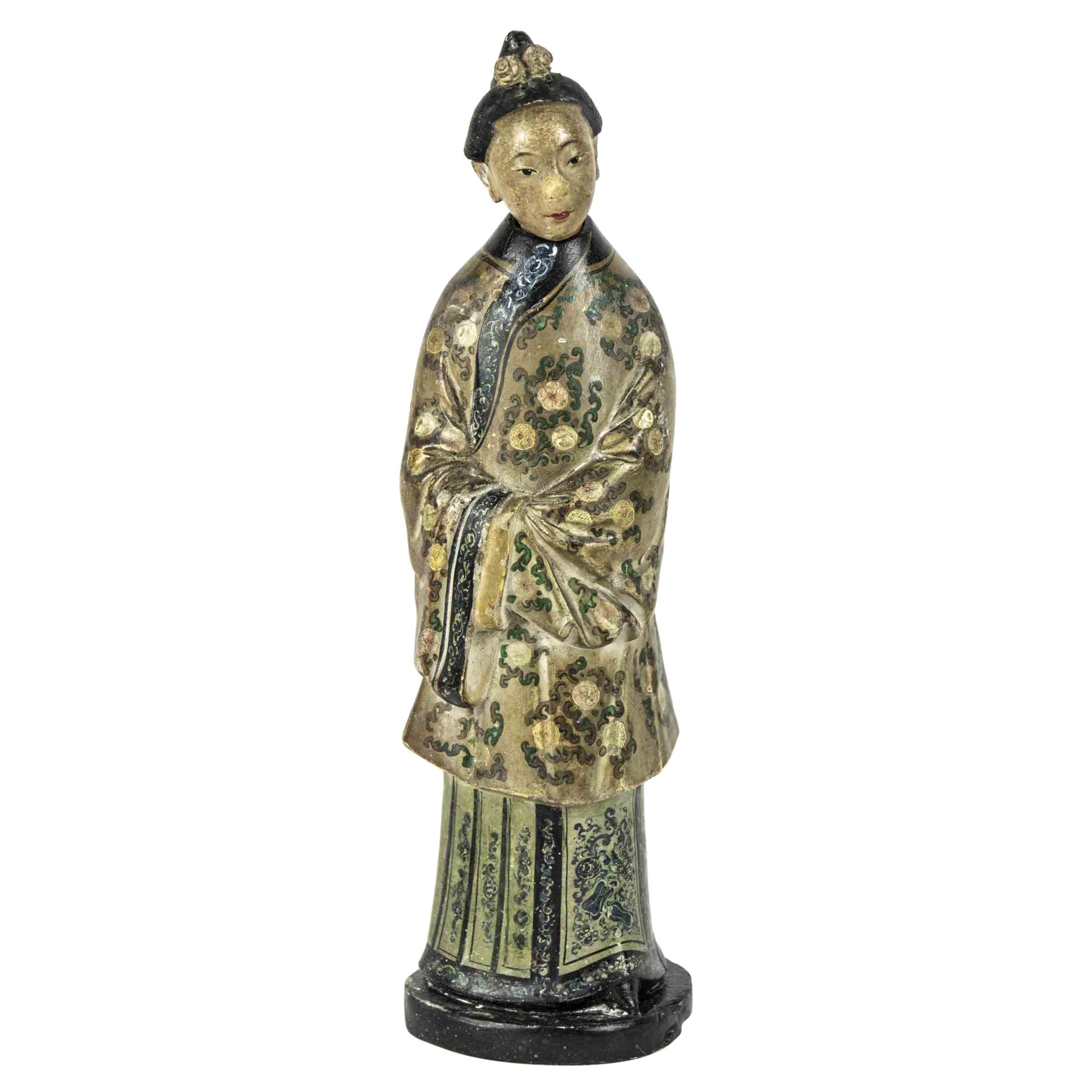 Chinesische Statuette der chinesischen Statue, frühes 20. Jahrhundert